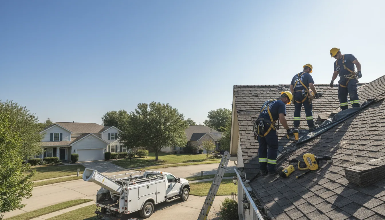 Hail Damage Roof Repair in Harrisonville, PA